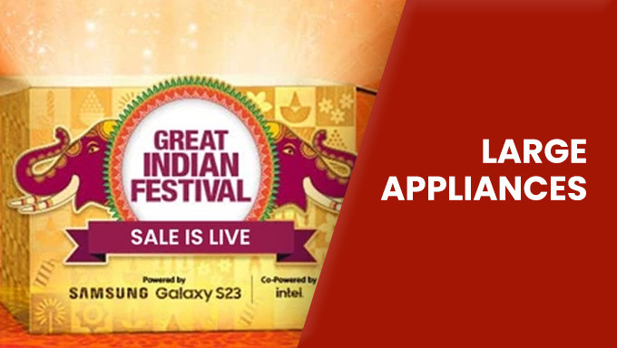 Great Indian Festival | Upto 75% Off on TV & Appliances Prepaid Orders above Rs. 500 + 10% Instant Discount/Bonus Offers via SBI Cards