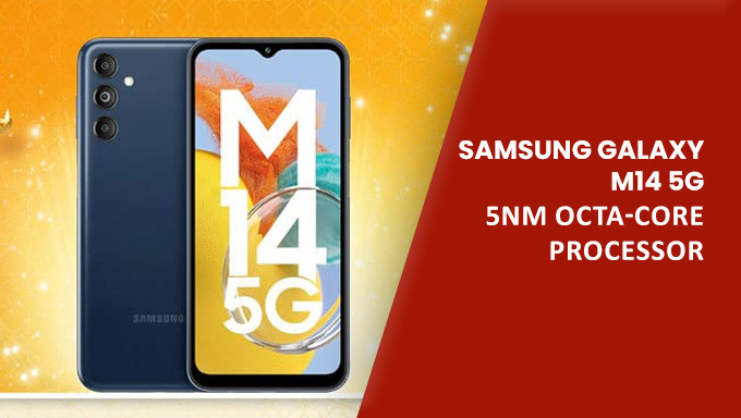 Samsung Galaxy M14 5G (RAM 4GB, 128GB) 50MP Camera 6000mAh Octa-Core  Processor