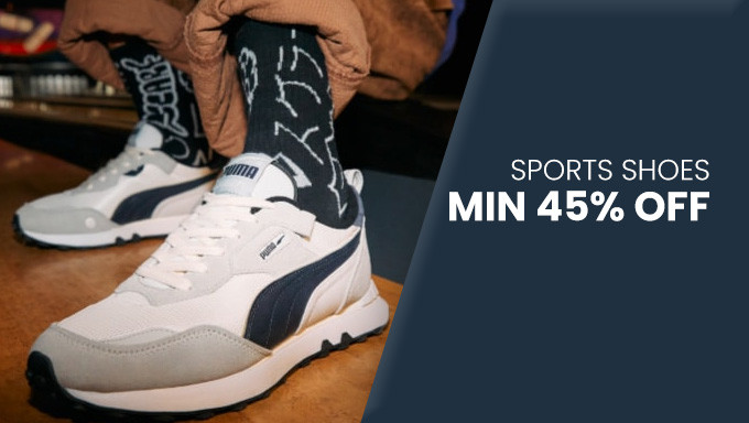 Upto 45% OFF On Sports Footwear 