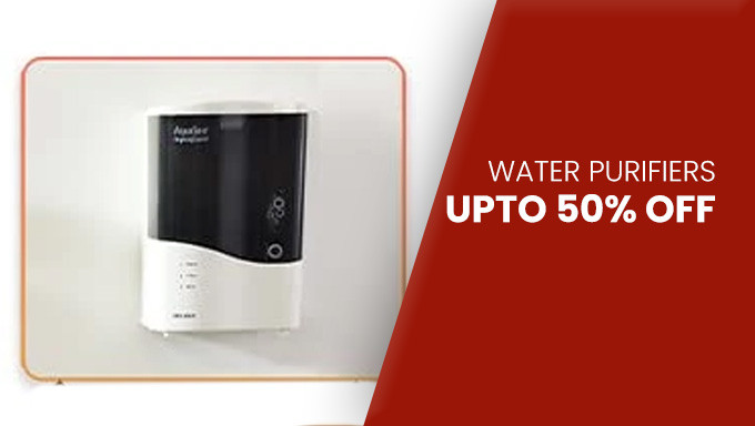 Upto 50% Off On Water Purifiers + 10% Off On Selected Bank Cards