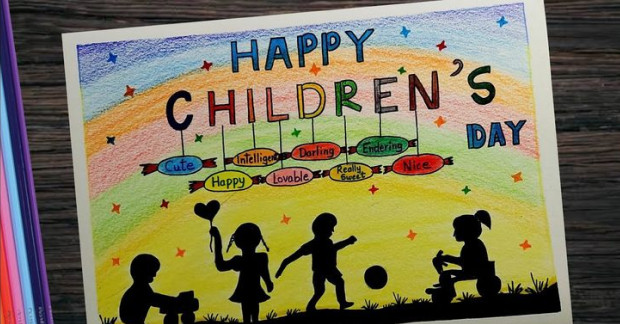 Childrens Day Drawing ideas | 2024 Drawing Themes