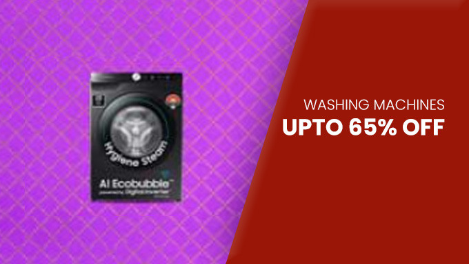 Get up to 65% Off on Washing machines & Washers