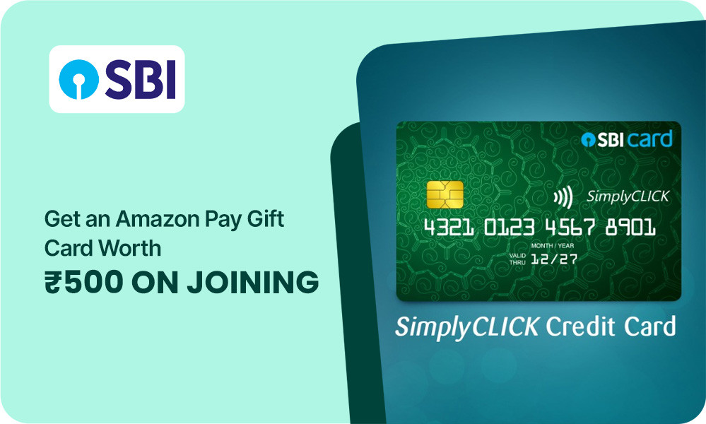 Apply & Get 10X Reward Points on SBI SimplyCLICK Credit Card 