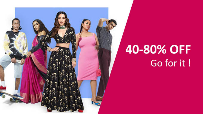 DAILY SALE | Upto 40- 80% Off On Top Brands + Extra 10% Instant Discount on Selected Bank Cards