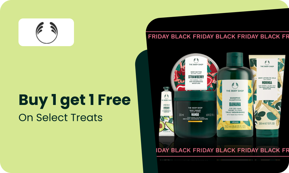 The Body Shop Black Friday Sale | Buy 1 Get 1 Free