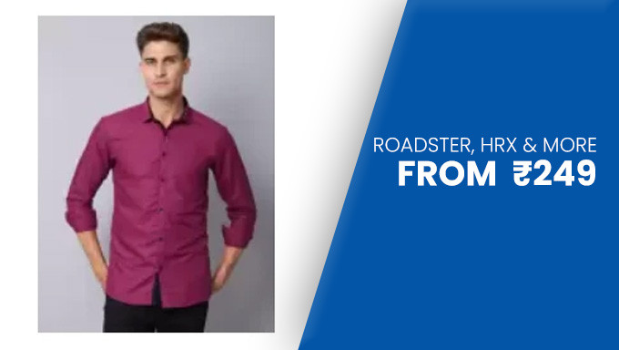 Top Branded Shirts Starting At Rs.249
