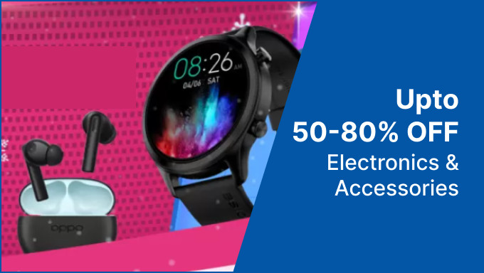 Upto 50%-80%% Off on Electronics & Accessories 