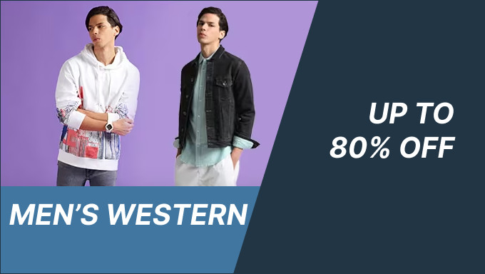 Upto 80% Off On Western Wear For Men