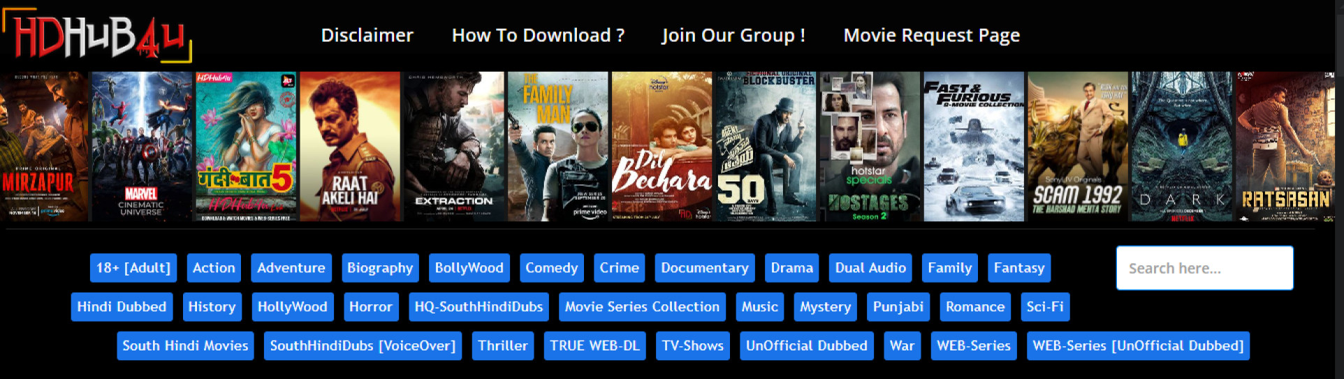 Hdhub4u Movies Download All 2024 2025 New Updates