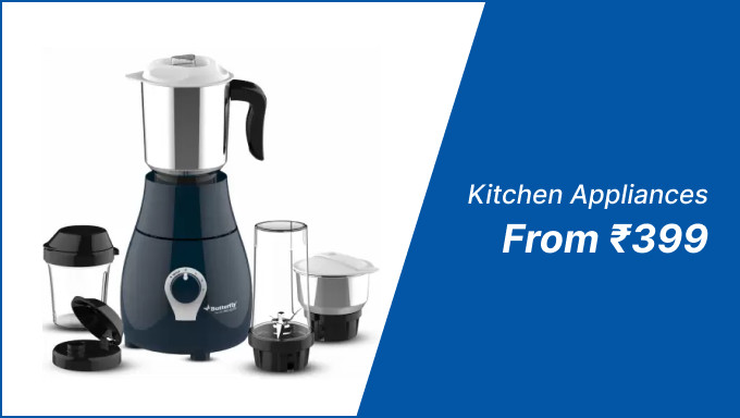 Upto 50-90% Off on Kitchen Appliances Starting At Just Rs.399