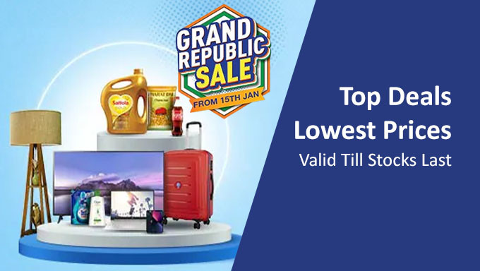 GRAND REPUBLIC SALE | Upto 80% Off on Grocery, Fashion Products & More