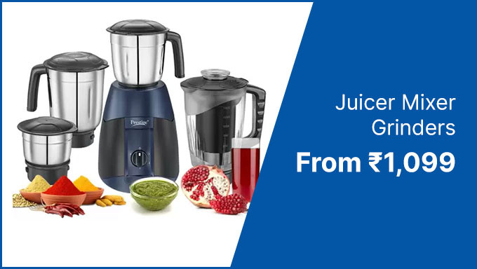  Juicer Mixer Grinders Starting At Just Rs.1099
