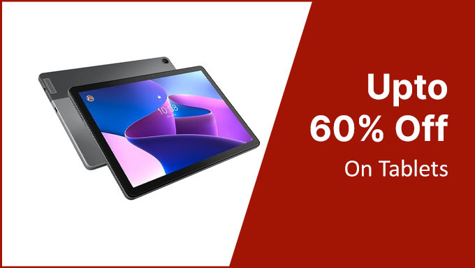 Upto 60% OFF On Tablets 