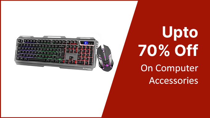 Upto 70% OFF On Computer Accessories