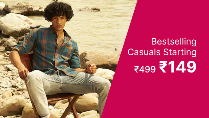 Roadster Clothing Starting At Rs.149