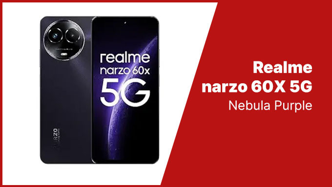 Buy Realme narzo 60X 5G（Nebula Purple 4GB, 128GB Storage）