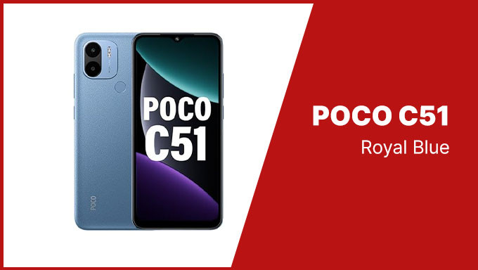 Buy POCO C51 (Royal Blue, 6GB RAM, 128GB Storage)