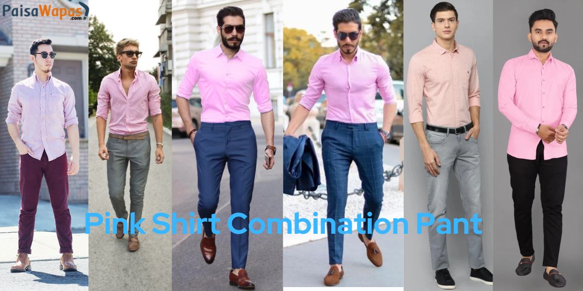Men's Guide to Matching Pant Shirt Color Combination - LooksGud.com | Pink  shirt men, Black pants men, Pants outfit men
