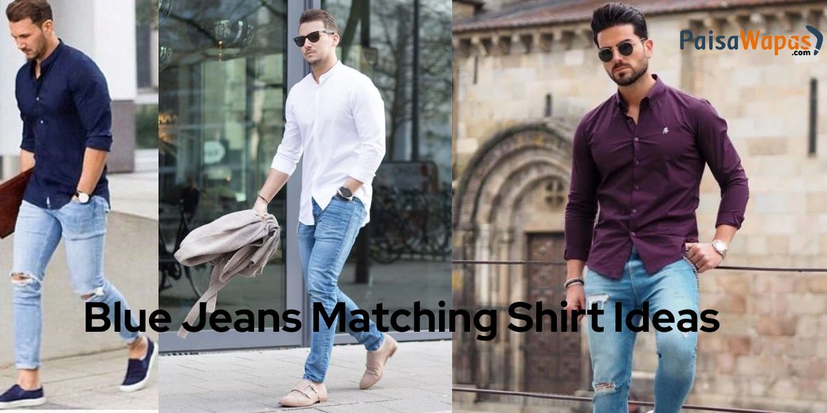13+ Modern & Stylish Outfits With Light Blue Jeans For Men 2024-sonthuy.vn