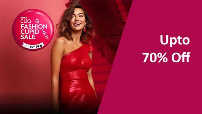 TATACLIQ Fashion CUPID Sale | Upto 70% OFF + Extra 10% Off On Fashion & Lifestyle Products For Men, Women & Kids