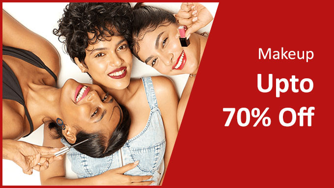 Upto 70% Off on Make-up Products