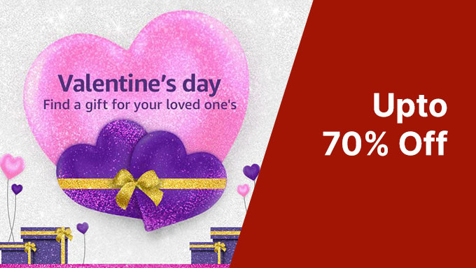 Valentines Day Sale | Upto70% Off on Electronics, Fashion, Accessories & More + Extra 10% Bank Off