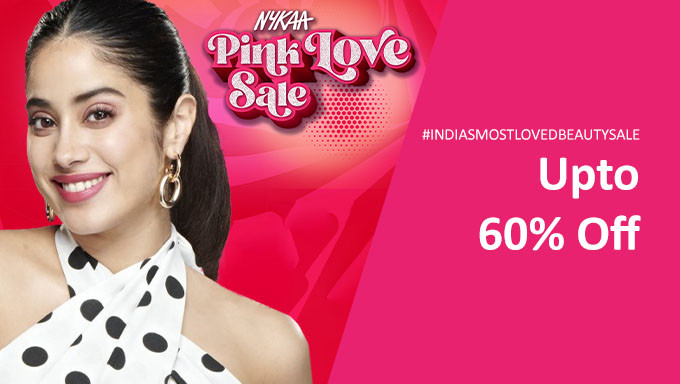 Pink Love Sale | Upto 60% Off Nykaa Beauty