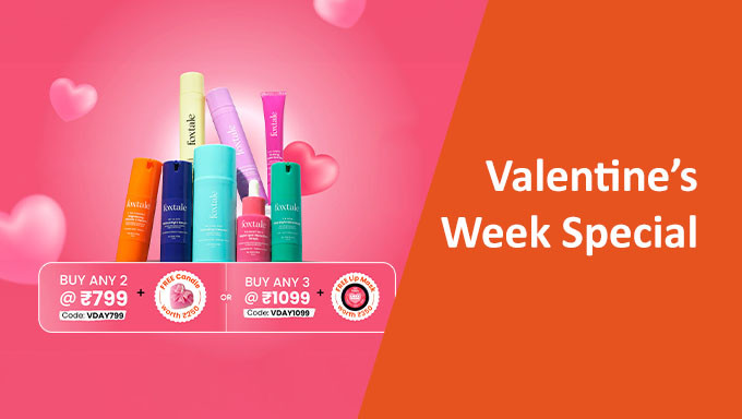 Valentine Special| Get Any 2 Foxtale Products At Rs.799 & Buy Any 3 At 1099