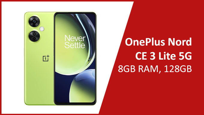 Buy OnePlus Nord CE 3 Lite 5G (Pastel Lime, 8GB RAM, 128GB Storage)