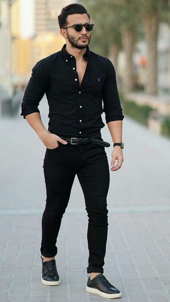 Top 10 Black Pant Matching Shirt Combinations For Men 2024