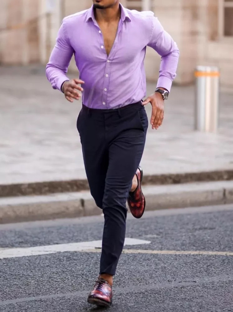 Top 11 Purple Colour shirt Matching Pant combination ideas 2025