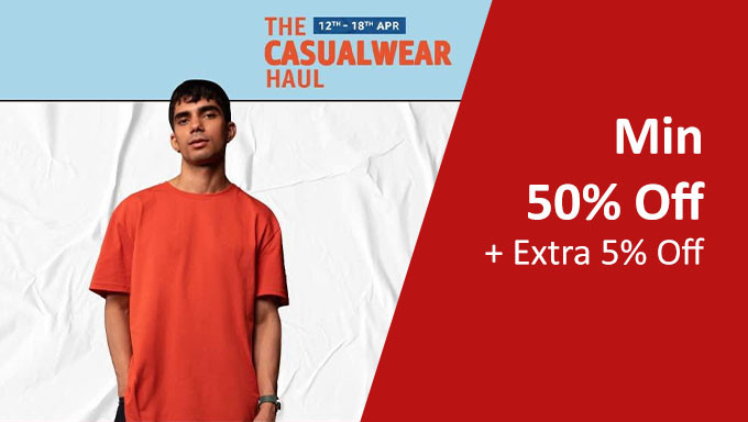 The Casual Wear Haul| Min 50% OFF + extra 5% Off On Top Brands