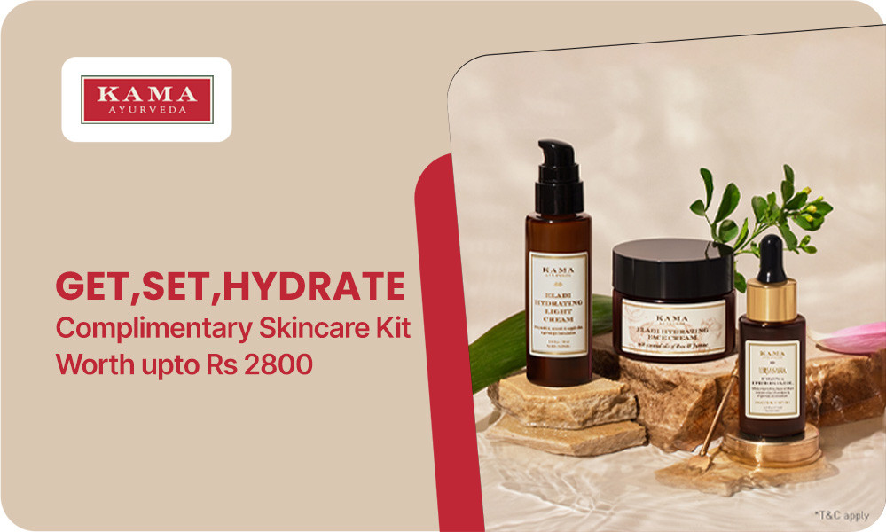 Spend Rs.4000 & Get complimentary Skincare Kit Worth Upto Rs.2800