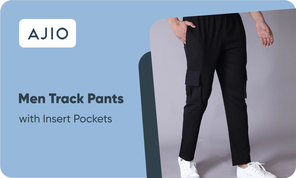 Buy PARALIANS Men Cargo Track Pants With Insert Pockets