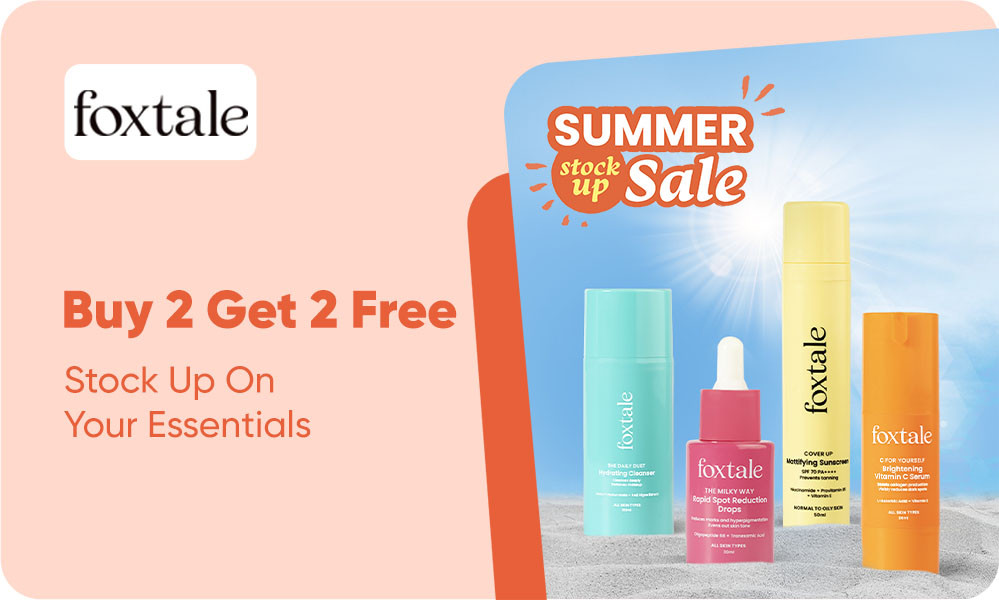 Summer Stock Up Sale | Buy 2 Get 2 Free on Across Site + Free bomb Lip Mask + 5% Prepaid Off