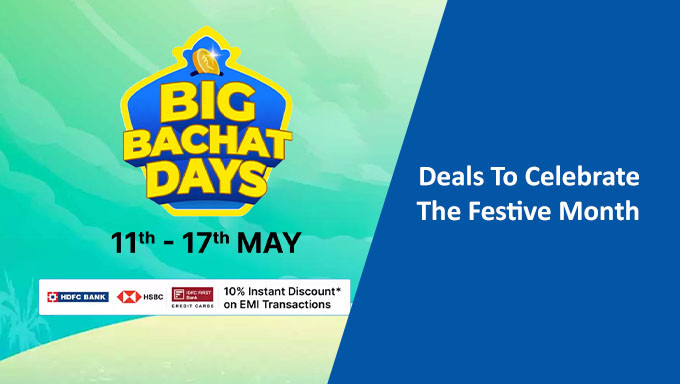 Big Bachat Days | Upto 80% Off on Electronics, Mobiles, Fashion & More +10% OFF On Selected Bank Cards Discount