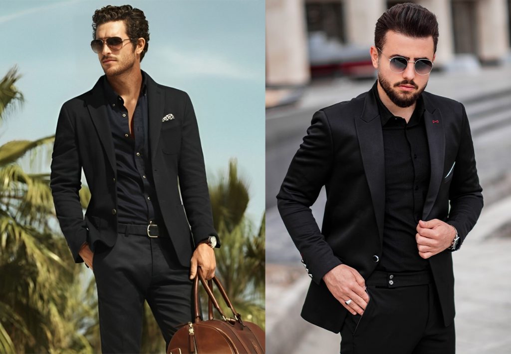 Dress combination with black blazer best sale