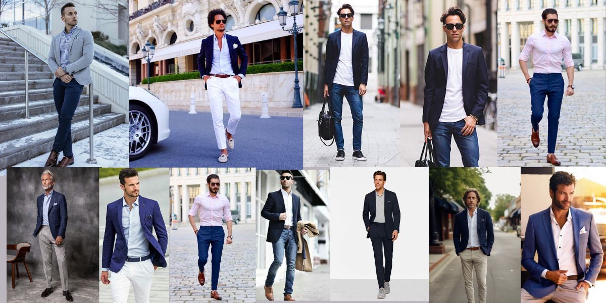 15 Navy Blue Blazer Combination Shirt Ideas 2024