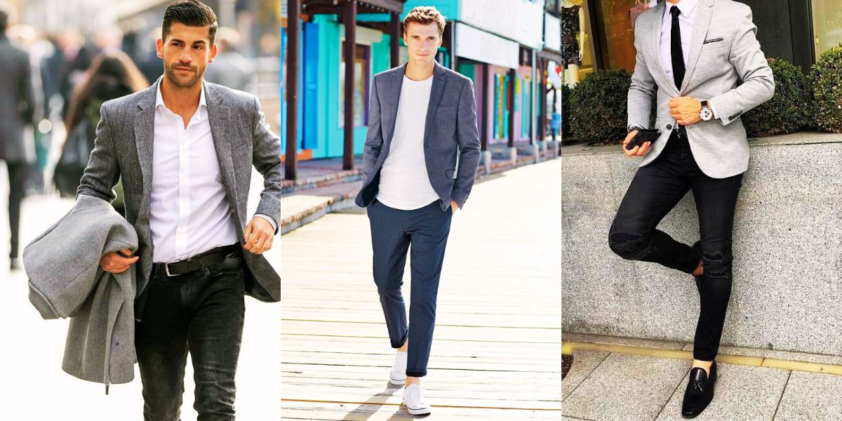 10 Grey Blazer Combination Ideas for Men in 2024 with Photos