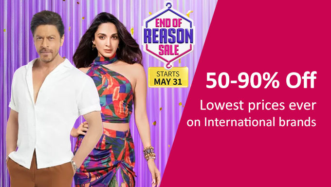 End Of Reason Sale |50% - 90% Off + 10% Off on Selected Bank + Rs.200 Off For New User Off