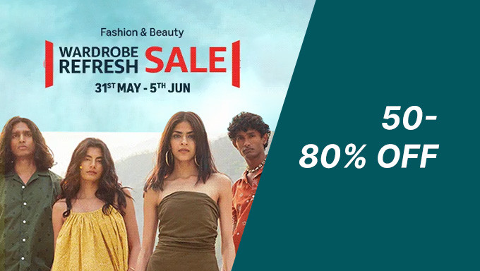 Wardrobe Refresh Sale | 50%-80% Off on Clothing, Footwear & More