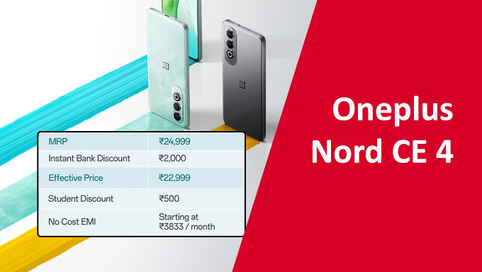Buy OnePlus Nord CE4 8 GB RAM + 128 GB Storage
