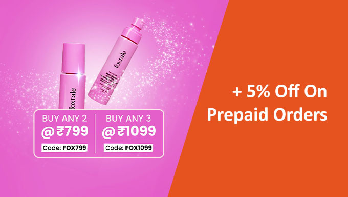 Sitewide Sale | Get Any 2 Foxtale Products At Rs.799 & Any 3 At 1099