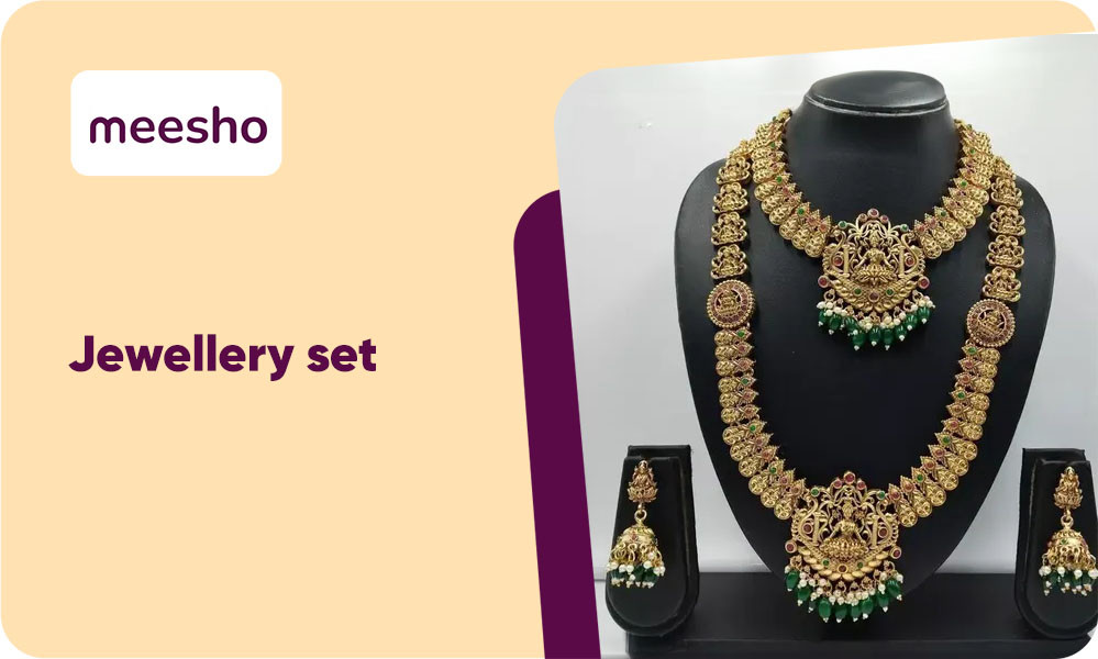 Buy Gold Plated Jewellery Set