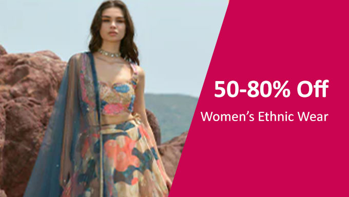 50%-80% Off On Women's Ethnic Wear