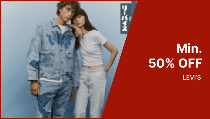 Minimum 50% OFF On Levis Clothing Collection