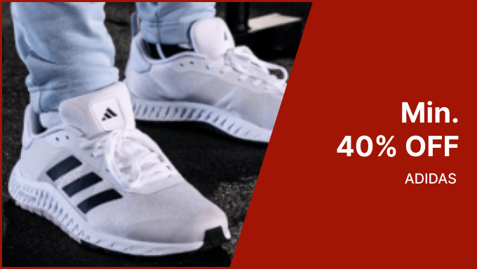 Minimum 40% OFF On Adidas Shoes 