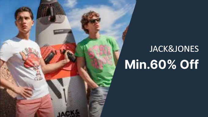 Minimum 60% Off On Jack&Jones