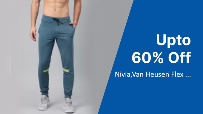 STEAL DEALS | Upto 60% Off On Men's Bottomwear From LEE,Wrangler & More