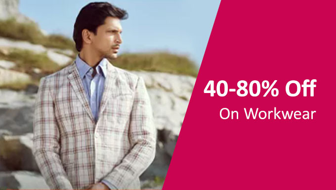 SALE| Upto 80% Off On Men's Workwear